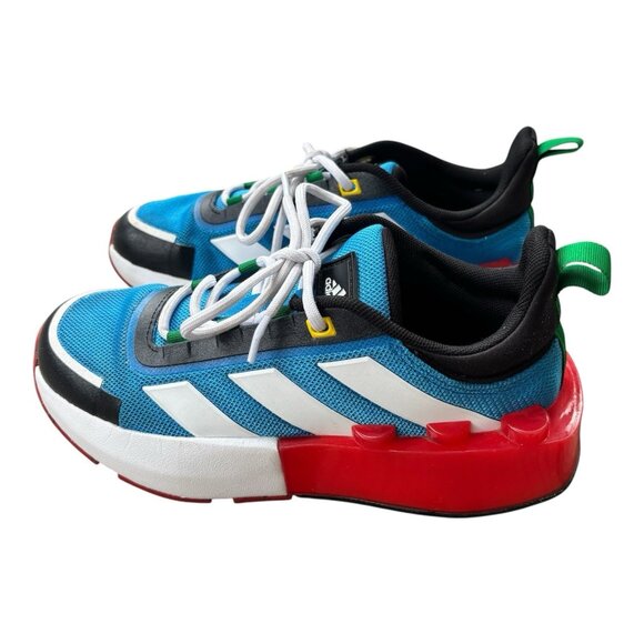 Kids Adidas Blue and Red Sneakers - Picture 1 of 13